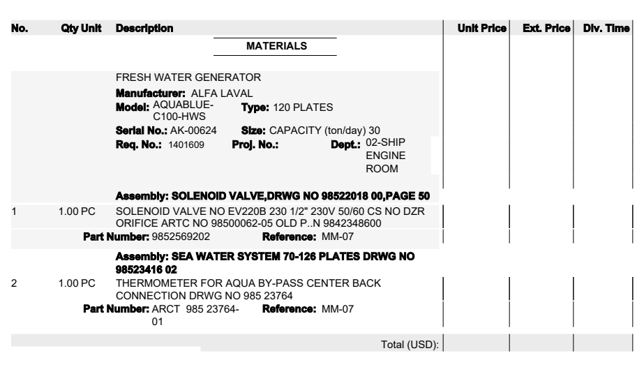 【询价】船用配件采购—配件（CK-H20230801-04）询价-泰州昌宽社区-报价采购-船用采购网-船舶物料采购-船务服务-一站式船用设备供应服务