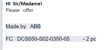 【询价】船用配件采购—ABB配件（CK-J20230912-04）询价-泰州昌宽社区-报价采购-船用采购网-船舶物料采购-船务服务-一站式船用设备供应服务