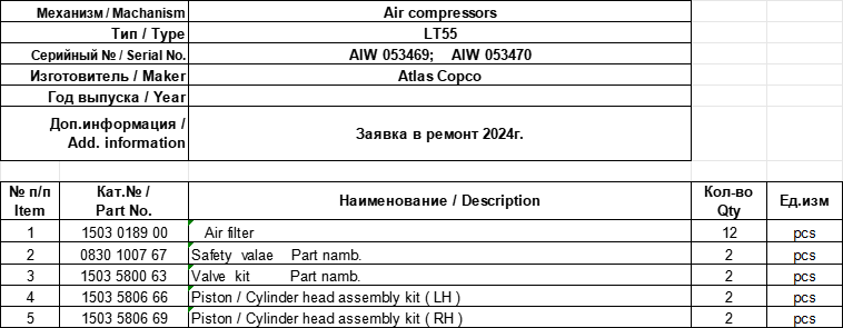 【询价】船用配件采购—Atlas Copco配件（CK-J20231010-18）询价-泰州昌宽社区-报价采购-船用采购网-船舶物料采购-船务服务-一站式船用设备供应服务