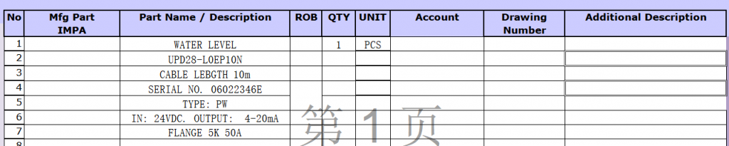 【询价】船用配件采购—备件（CK-R20231016-26）询价-泰州昌宽社区-报价采购-船用采购网-船舶物料采购-船务服务-一站式船用设备供应服务