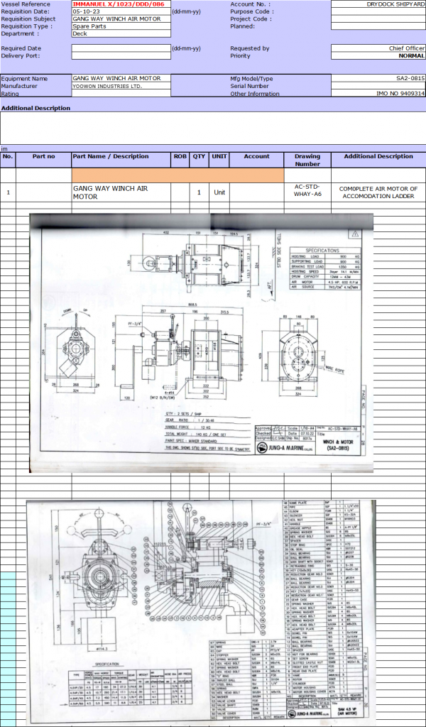 【询价】船用配件采购—联动绞车气动马达（CK-R20231007-01）询价-泰州昌宽社区-报价采购-船用采购网-船舶物料采购-船务服务-一站式船用设备供应服务