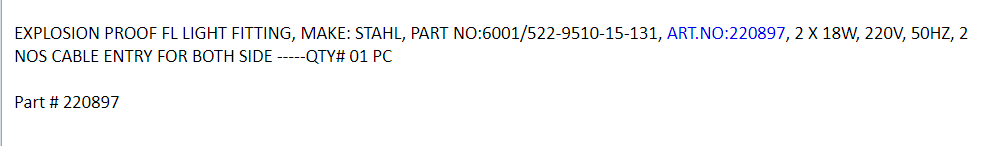 【询价】船舶配件—防爆荧光灯配件（CK-J20240109-05）询价-泰州昌宽社区-报价采购-船用采购网-船舶物料采购-船务服务-一站式船用设备供应服务