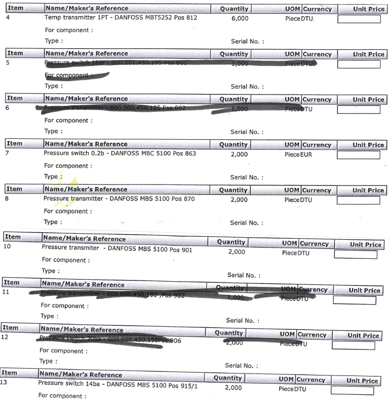 【询价】船舶备件—DANFOSS备件（CK-C20240528-02）询价-泰州昌宽社区-报价采购-船用采购网-船舶物料采购-船务服务-一站式船用设备供应服务