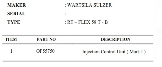 【询价】船舶备件—WARTSILA备件（CK-L20240530-01）询价-泰州昌宽社区-报价采购-船用采购网-船舶物料采购-船务服务-一站式船用设备供应服务