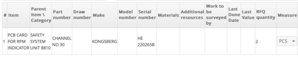 【询价】船舶备件—转速指示器的PCB卡（CK-R20240620-06）询价-泰州昌宽社区-报价采购-船用采购网-船舶物料采购-船务服务-一站式船用设备供应服务