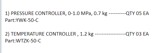 【询价】船舶备件—压力控制器/温度控制器（CK-J20240612-04）询价-泰州昌宽社区-报价采购-船用采购网-船舶物料采购-船务服务-一站式船用设备供应服务