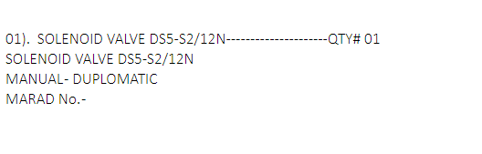 【询价】船舶备件—电磁阀（CK-J20240607-24）询价-泰州昌宽社区-报价采购-船用采购网-船舶物料采购-船务服务-一站式船用设备供应服务