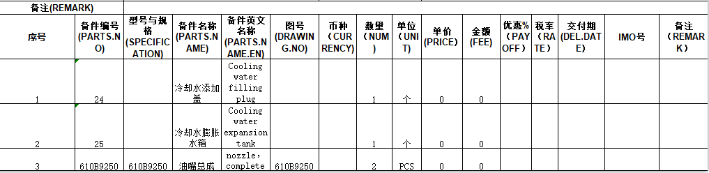 【询价】船舶备件—备件（CK-L20240625-07）询价-泰州昌宽社区-报价采购-船用采购网-船舶物料采购-船务服务-一站式船用设备供应服务