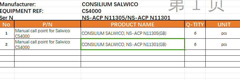 【询价】船舶备件—CONSILIUM SALWICO备件（CK-L20240726-02）询价-泰州昌宽社区-报价采购-船用采购网-船舶物料采购-船务服务-一站式船用设备供应服务