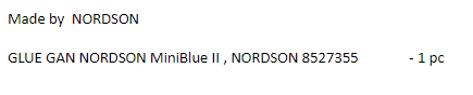 【询价】船舶备件—NORDSON备件（CK-J20240904-06）询价-泰州昌宽社区-报价采购-船用采购网-船舶物料采购-船务服务-一站式船用设备供应服务