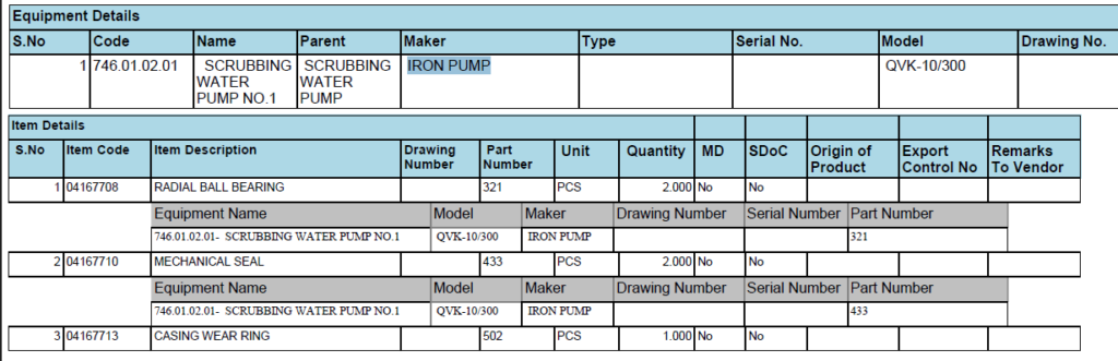 【询价】船舶备件—IRON PUMP备件（CK-L20241023-15）询价-泰州昌宽社区-报价采购-船用采购网-船舶物料采购-船务服务-一站式船用设备供应服务