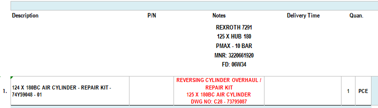 【询价】船舶备件—REXROTH气缸修复套件（CK-Y20241111-08）询价-泰州昌宽社区-报价采购-船用采购网-船舶物料采购-船务服务-一站式船用设备供应服务