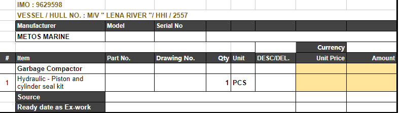 【询价】船舶备件—液压活塞和气缸密封套件（CK-L20241113-25）询价-泰州昌宽社区-报价采购-船用采购网-船舶物料采购-船务服务-一站式船用设备供应服务