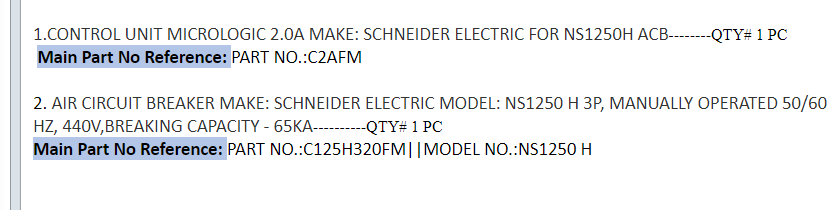 【询价】船舶备件—SCHNEIDER备件（CK-J20241112-01）询价-泰州昌宽社区-报价采购-船用采购网-船舶物料采购-船务服务-一站式船用设备供应服务