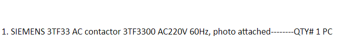 【询价】船舶备件—SIEMENS交流接触器（CK-J20241113-03）询价-泰州昌宽社区-报价采购-船用采购网-船舶物料采购-船务服务-一站式船用设备供应服务